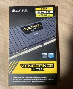 新品 corsair DDR4 2666Mhz 2×4G 合計8G CMK8GX4M2A2666C16