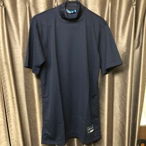 ミズノ　ハイネック　ベースボール　アンダーシャツ　Tシャツ　ネイビー　Lサイズ