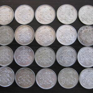 昭和39年 東京オリンピック 100円銀貨 20枚セットの画像6