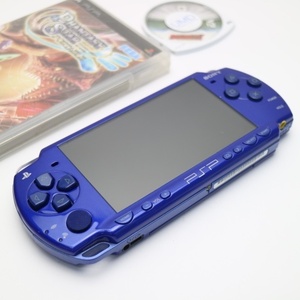 良品中古 PSP-2000 メタリックブルー 即日発送 game SONY PlayStation Portable 本体 あすつく 土日祝発送OK