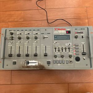 Vestax PMC 15SL DJミキサー ジャンク品　アダプター付き