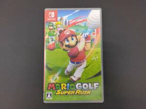 スイッチソフト マリオゴルフ スーパーラッシュ MARIO GOLF SUPER RUSH 動作確認済み ユーズド