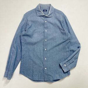 73 KAMAKURA SHIRT カマクラシャツ 134 デニム シャツ シャンブレーシャツ サイズM 日本製 コットン 40319AN