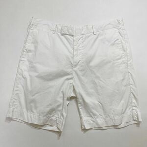 48 POLO RALPH LAUREN ポロ ラルフローレン ショートパンツ ショーツ サイズ32 ハーフパンツ SLIM GI FIT ホワイト 白 メンズ 40328J