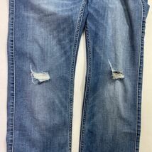 294 Timberland ティンバーランド ダメージ加工 ストレッチ スキニー デニムパンツ W34 L32 SKINNY クラッシュ ジーンズ アメカジ 40314T_画像9