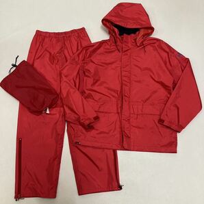 305 THE NORTH FACE 80s 茶タグ GORE-TEX レインウェア 上下セット VINTAGE 雨具 レインスーツ アウトドア 袋付き カッパ 登山 40323Sの画像1