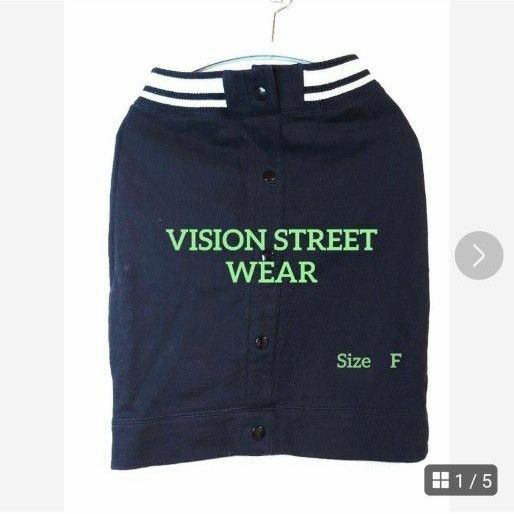 VISION STREET WEAR スカート　ブラック