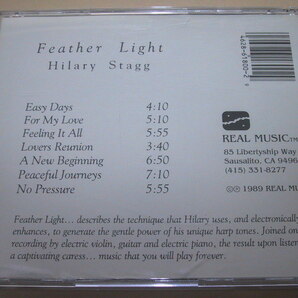 Hilary Stagg / Feather Light ACOUSTIC ELECTRIC HARP CD ヒラリー・スタッグ ヒーリング ハープ REAL MUSICの画像2