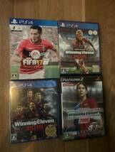 新品 PS4ソフト WINNING Eleven 2009 2015 2019 FIFA17 4枚セット サッカー ワールドサッカー スポーツ_画像1