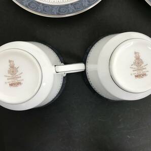 Y49 ネスレ 非売品 NESTLE ROYAL DOULTON ロイヤルドルトン コーヒーカップ＆ソーサー C＆S 2客セット SHERBROOKEシリーズの画像8