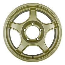 ホイール4本セット 16ｘ5.5J -20 JOYMAX 16インチ グロスライトゴールド PCD:139.7 5H 法人宛送料無料_画像2