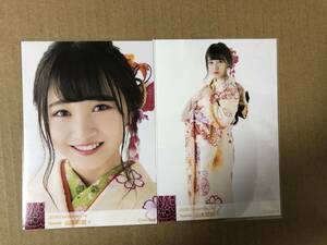 NMB48 山本彩加 2018 December ランダム 生写真 2種コンプ