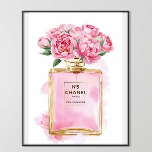 H090 アートポスター インテリア CHANEL シャネル 香水 インテリア