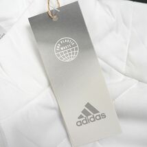 R205 新品 定価2万 アディダス ゴルフ 中綿 ダブルジップ ジャケット ブルゾン (サイズ:2XL) adidas GOLF 軽量 ゴルフウェア 白_画像10