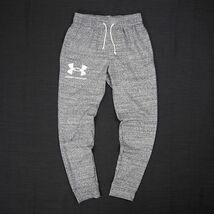 R299 新品 アンダーアーマー メランジ スウェット セットアップ 上下セット パーカー ジョガーパンツ UNDERARMOUR (サイズ:L)_画像6