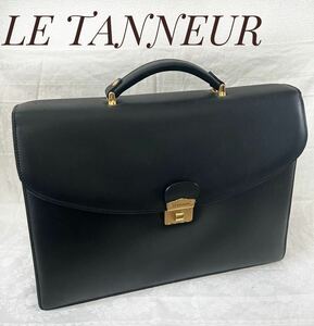 【贅沢の逸品】 LE TANNEUR ル タナー ダレスバッグ ビジネス ブリーフケース フランス 最高級レザー 【1スタ】【1円スタート】【1〜】