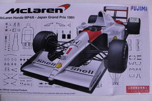 フジミ FUJIMI マクラーレン　ホンダ　MP4/6　日本グランプリ　1991年　1/20　GP10　090443　未組立