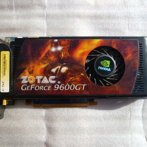 ★送料無料 グラフィックカード グラボ 動作確認済 ZOTAC NVIDIA GeForce 9600 GT GDDR3 512MB DVI S-VIDEOの画像1