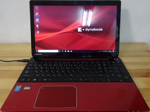 東芝 ノートパソコン dynabook T554/45KR5D/Core i5-4200U 1.6GHz/8GB/1000GB/中古特価良品