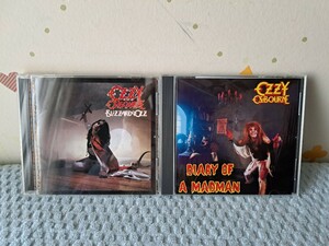 OZZY OZBOURNE /DIARY OF A MADMAN & BLIZZARD OF OZZ オジー・オズボーン ダイアリーオブアマッドマン他 CD２枚セット