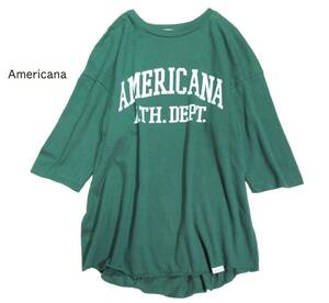 アメリカーナ AMERICANA キレイ色 フロントロゴ カットソー Tシャツ 