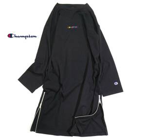 チャンピオン Champion カラフルロゴ入り サイドZIP カットソー ワンピース M