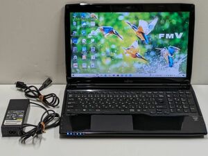 【中古】富士通 LIFEBOOK AH53/R FMVA53RBG　Windows10アップグレード