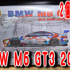 【２個セット】プラッツ/NuNu 1/24 レーシングシリーズ BMW M6 GT3 2020 ニュルブルクリンク耐久シリーズ チャンピオン バルケンホルスト の画像1