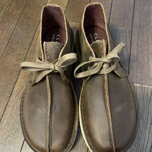 クラークス オリジナルス デザートトレック ビーズワックス ブラウン UK7 CLARKS DESERT TREK BEESWAXの画像2