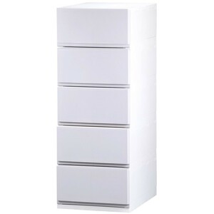  clothes case storage case plastic drawer chest 5 step pushed inserting . change closet stylish lips 355( light gray )