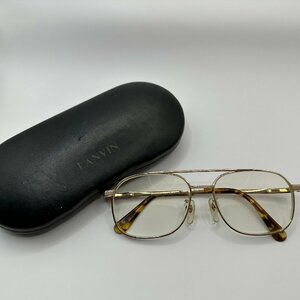 q161 LANVIN ランバン　35-109 Ti-P 5416-140 glasses サングラス　眼鏡　ダブルブリッジ ケース付き