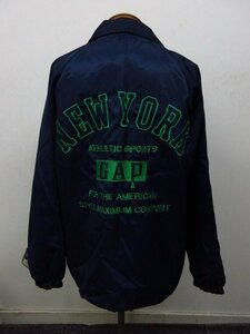 s4265　新品タグ付き使用保管品　GAP CLASSIC　ギャップクラッシック　ナイロンジャケット　コーチジャケット　Mサイズ　