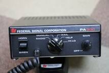 FEDERAL SIGNAL CORPORATION　PA300　サイレンアンプ　アメリカンパトカー_画像1