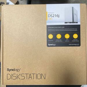【美品】DiskStation Synology シノロジー DS216j 2ベイ　NAS デュアルコアCPU 