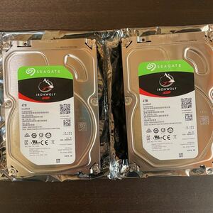 【送料無料】Seagate HDD BarraCuda 4TB×2 合計8TB ST4000VN008