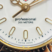 TAG HEUER タグホイヤー professional プロフェッショナル 200m QUARTZ クォーツ 15022 1円出品 レディース ブランド 現状品 おしゃれ_画像5