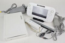 WiiU 本体 32GB ホワイト セット 通電 現状品 Nintendo 任天堂_画像1