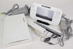 WiiU 本体 32GB ホワイト セット 通電 現状品 Nintendo 任天堂