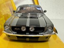 BIGTIME MUSCLE 1/24スケール ’67 SHELBY GT-500KR ガンメタ_画像8