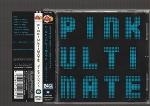 送料込み PINK・ULTIMATE ゴールデン☆ベスト WPCL-10987 廃盤CD 帯付き 2011年 24bit デジタル・リマスター 福岡ユタカ 岡野ハジメ