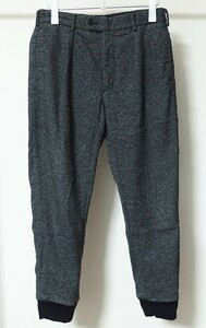 18AW Engineered Garments エンジニアードガーメンツ Sunset Pant Wool Homespun 裾リブ パンツ 32 ホームスパン