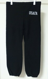 WAREHOUSE ウエアハウス 別注 Lot 492 USAFA SWEAT PANTS スウェット パンツ L 黒