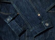 TCB jeans 旧モデル 50's Jacket 2ND TYPE デニム ジャケット Gジャン 44 サイドパネル仕様_画像9