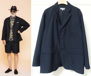 22SS Engineered Garments エンジニアードガーメンツ Loiter Jacket Tropical Poly Wool ロイター ジャケット XS 紺