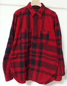 18AW Engineered Garments エンジニアードガーメンツ Work Shirt Big Plaid チェック ワーク シャツ S