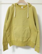 WAREHOUSE ウエアハウス 2ND-HAND セコハン Lot 475 HOODED SWEATSHIRT FADED 後付 スウェット パーカー M 38-40_画像1