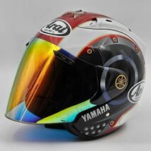 ARAI SZ-RAM3 YAMAHA CRANK RED アライ SZラム3 ヤマハ クランク レッド ワイズギア Lサイズ(59-60cm)_画像1