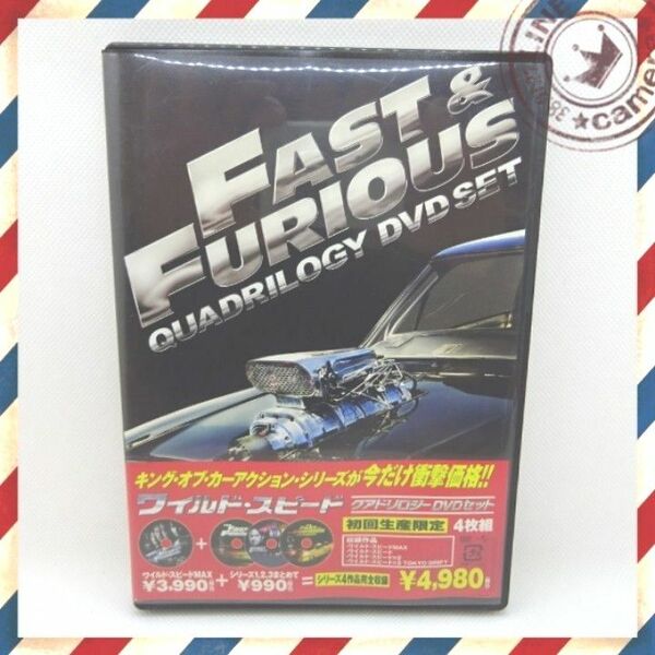 (29) FAST&FURIOUS ワイルド・スピード クアドリロジーDVD SET 