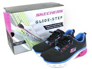 【訳あり未使用】SKECHERS GLIDE-STEP SPORT 衝撃吸収◎ 通気性◎ メッシュコンフォートシューズ 左25cm 右23cm BBLP 定価10,450円【1197】