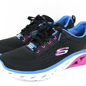 【訳あり未使用】SKECHERS GLIDE-STEP SPORT 衝撃吸収◎ 通気性◎ メッシュコンフォートシューズ 左25cm 右23cm BBLP 定価10,450円【1197】の画像2